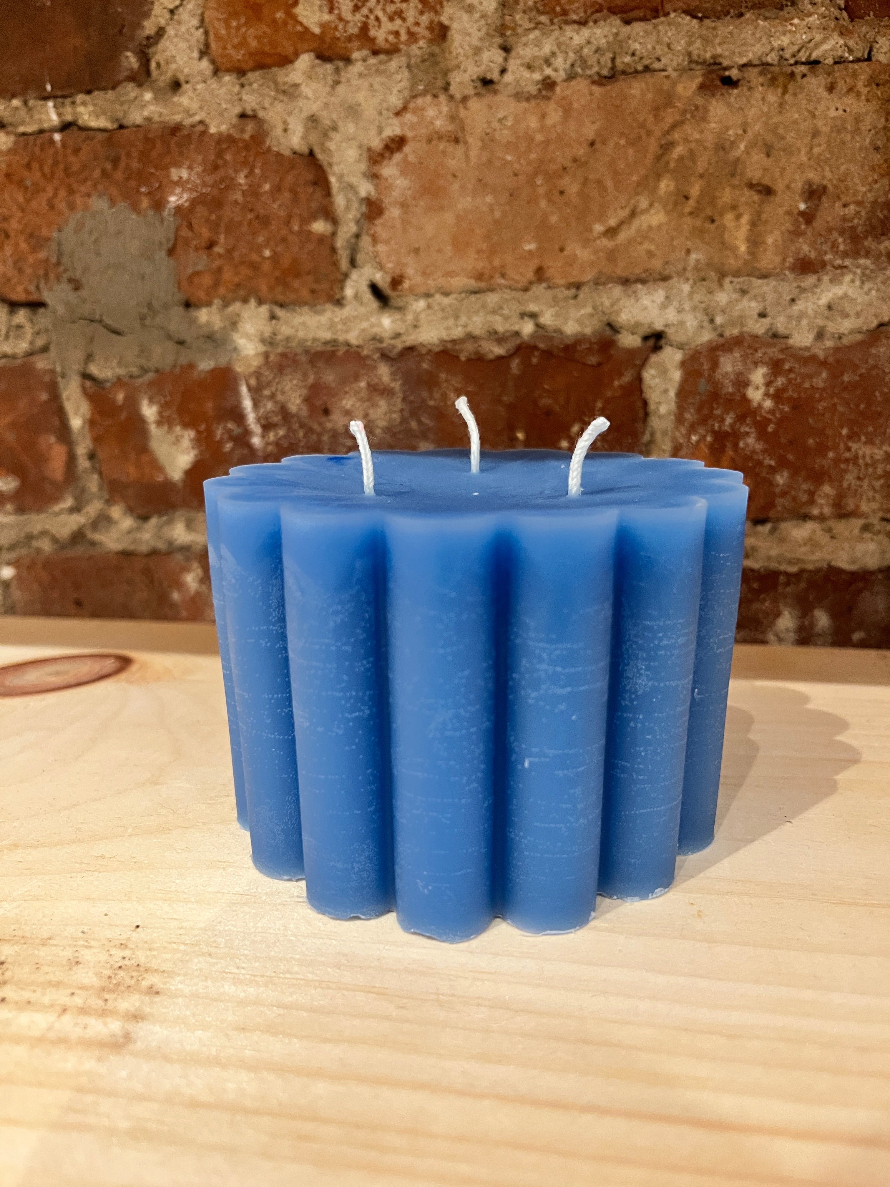 Giant Three Wick Beeswax Candle