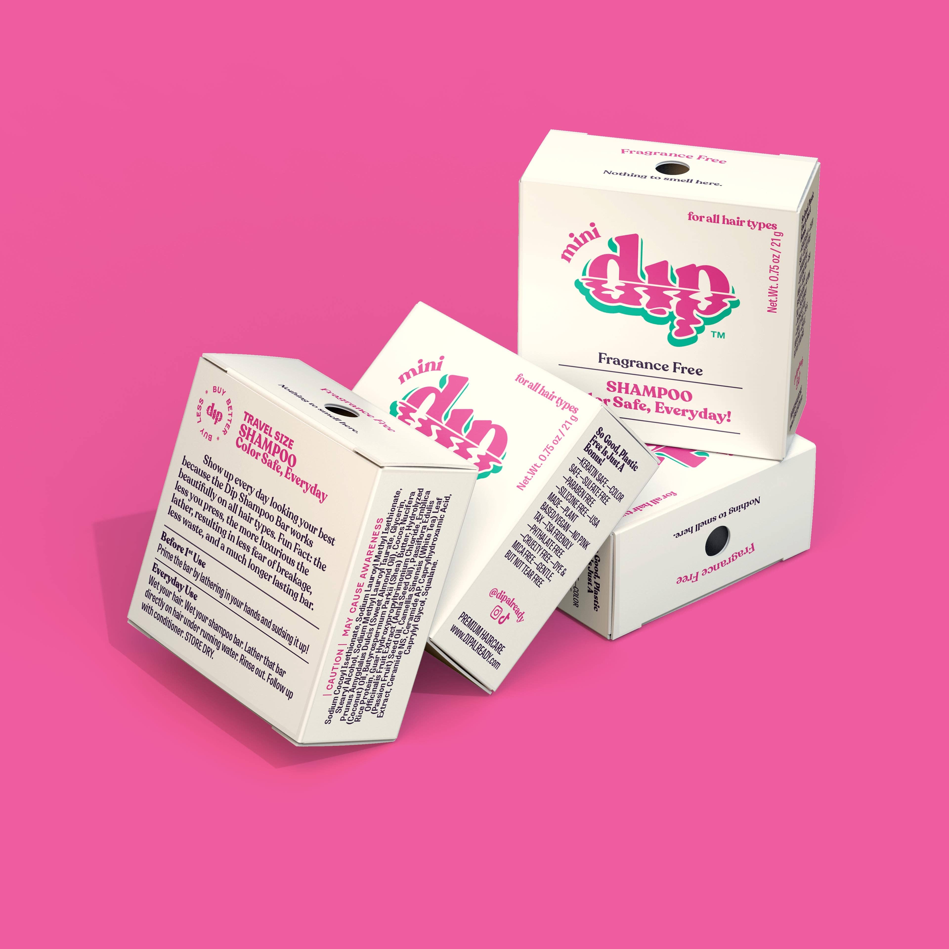 Mini Dip Color Safe Shampoo Bar for Every Day - Fragrance Fr