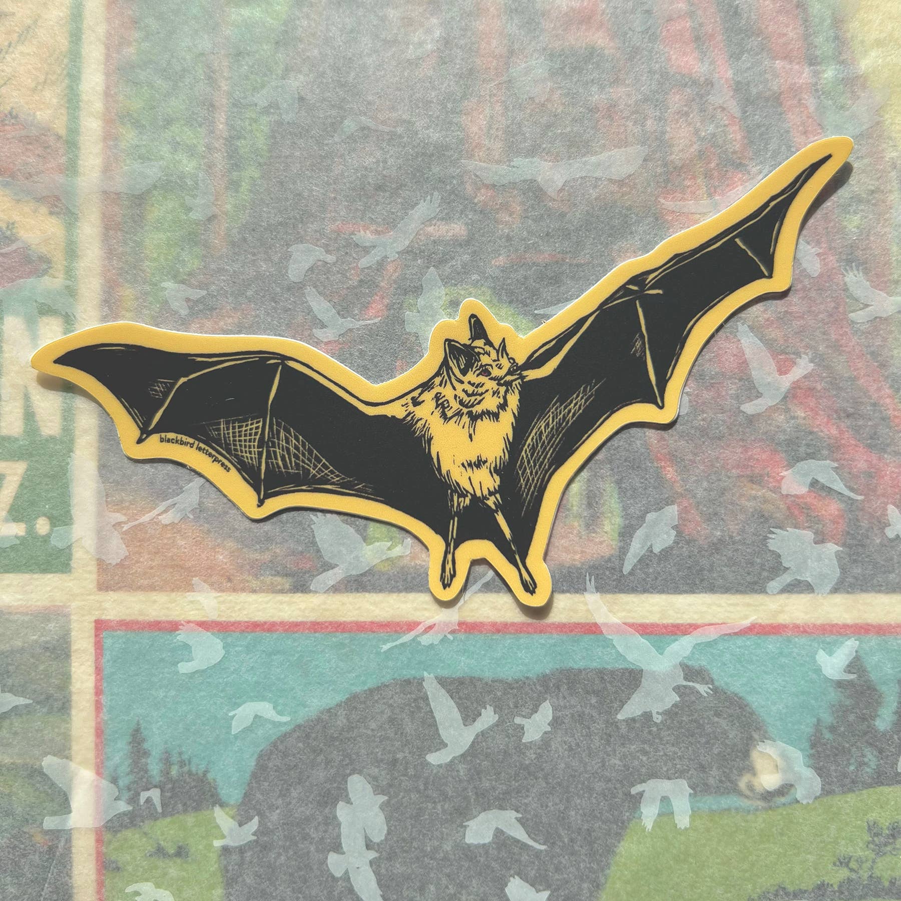 Brown Bat sticker
