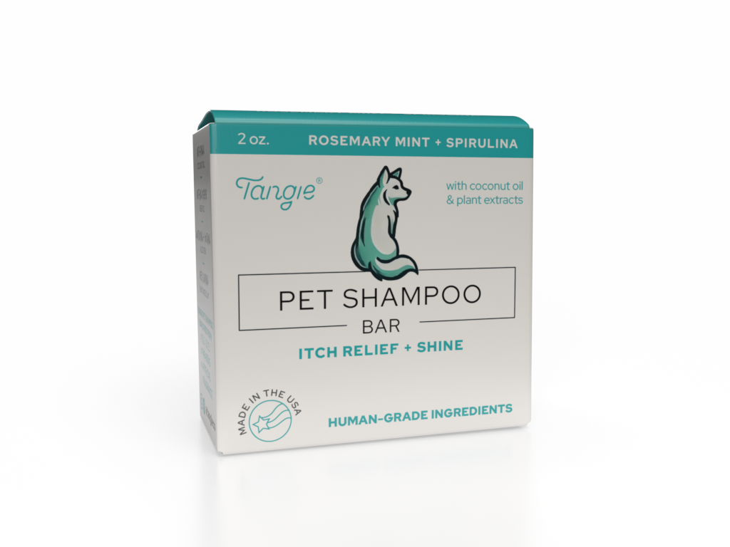 Tangie Rosemary Mint Pet Shampoo Bar – Refresh & Soothe