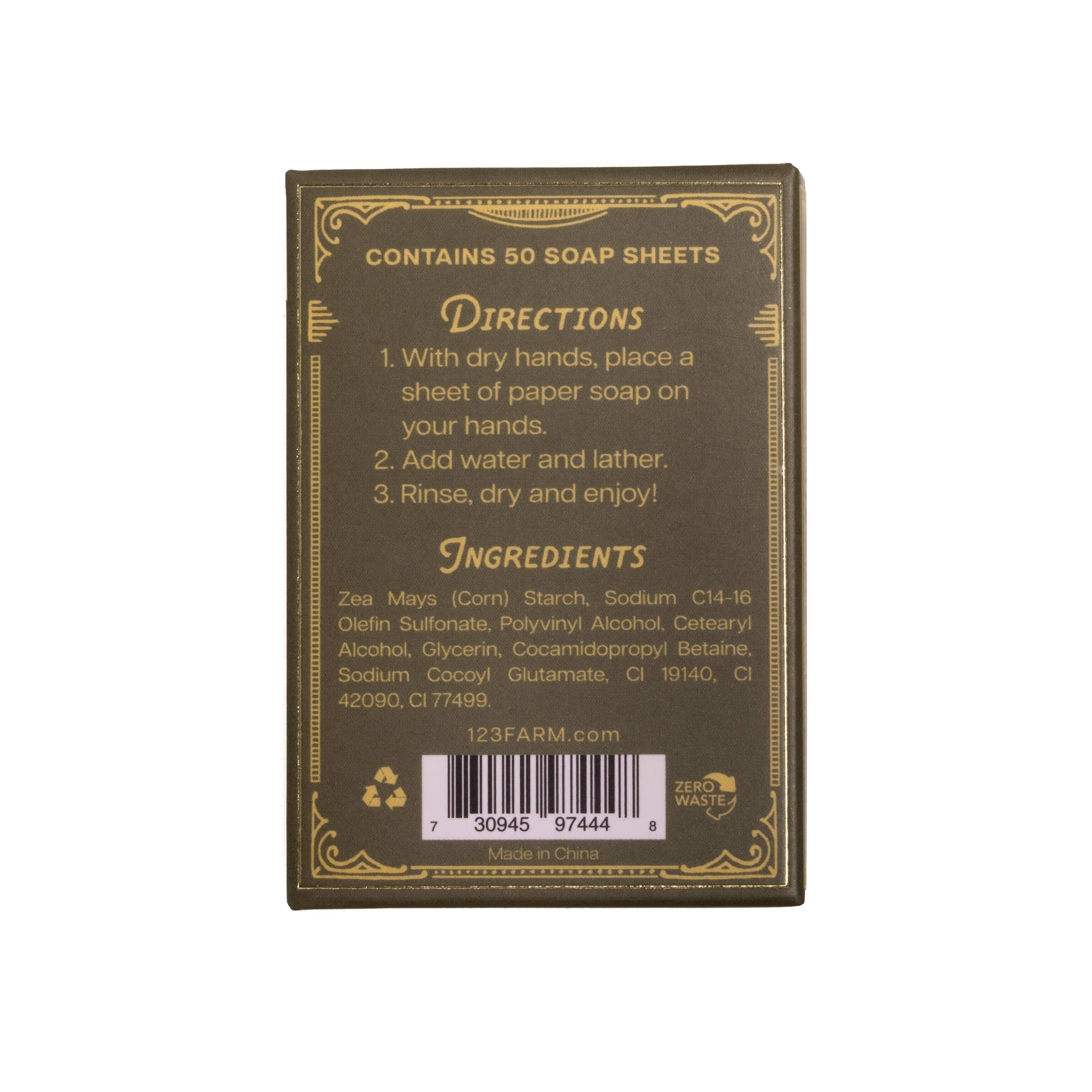 Paper Soap – Yosemite (Pine, Lavender, Fresh Water Scent)