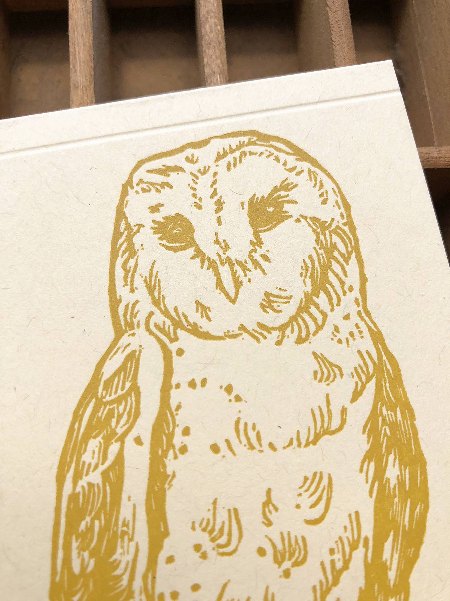 Barn owl jotter notepad