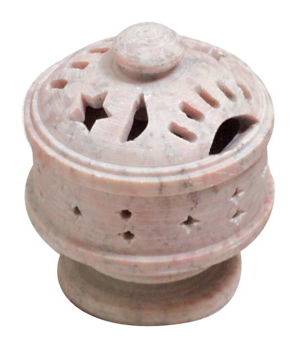 Celestial Stick and Cone Incense Holder - Soapstone