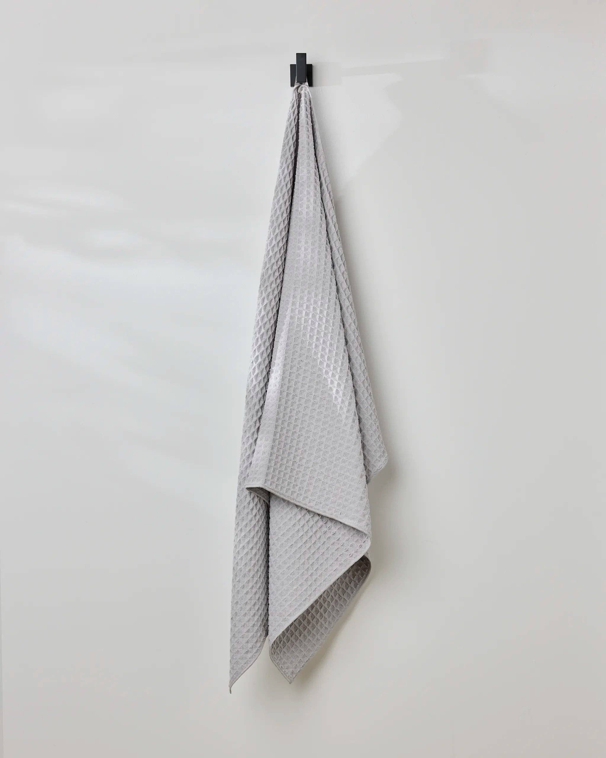 Stone Waffle Bath Towel