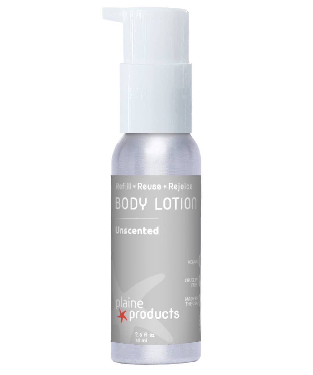 Travel Size Body Lotion 2.5 oz (pump included)