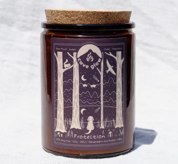 Soy Wax Amber Jar 12 oz Candle