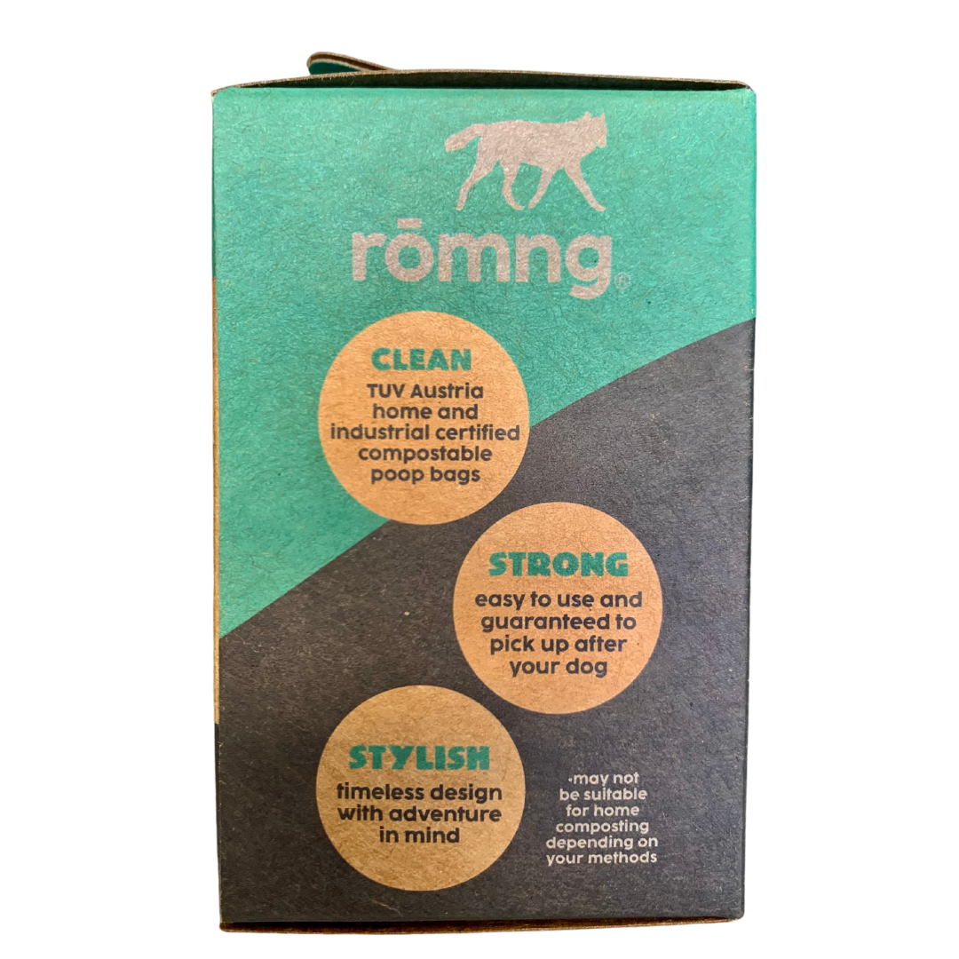 Plant-Based Compostable Poop Bag Packages 6 Rolls | 90 Bags