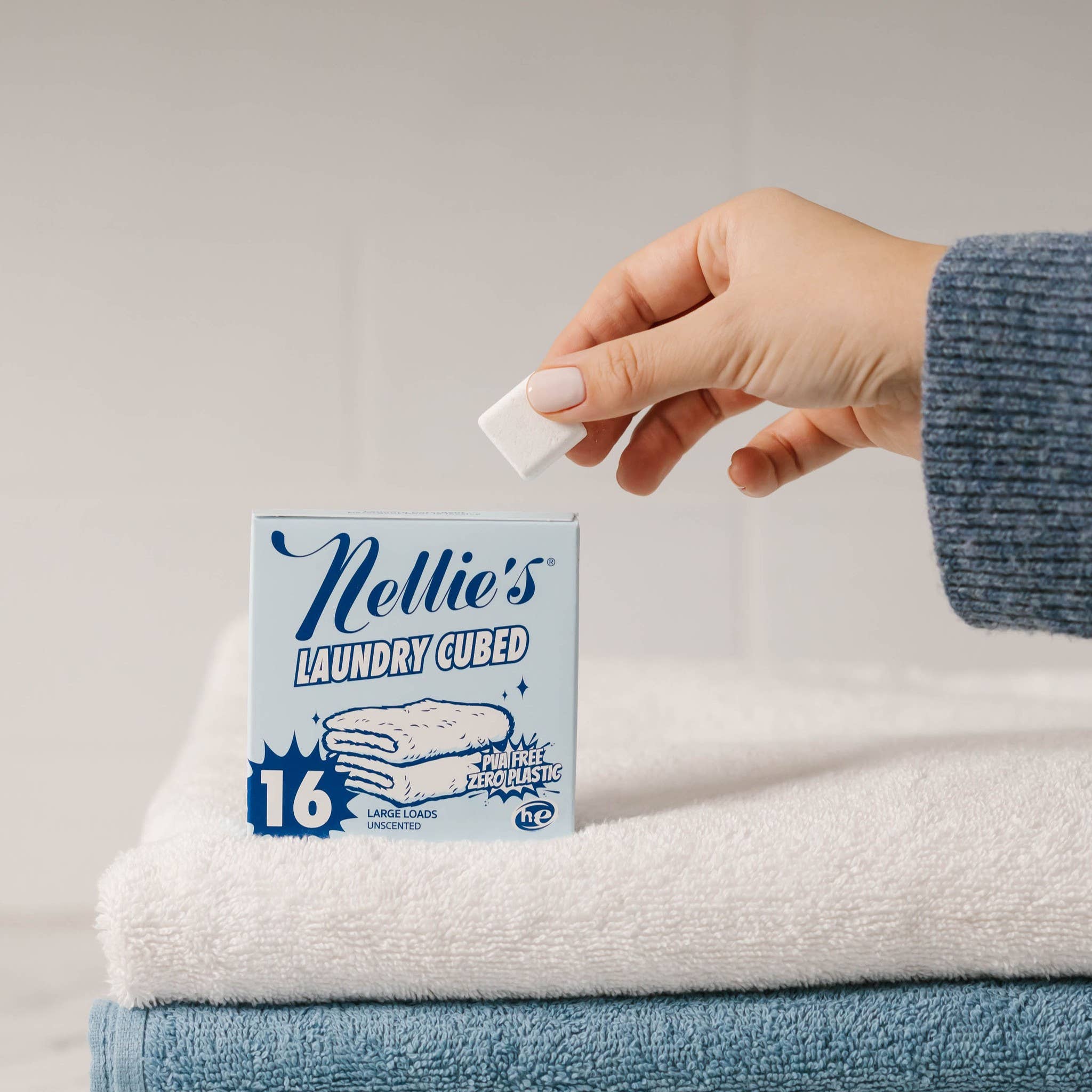 Laundry Cubes, Pre-Measured Laundry Detergent 16 Load