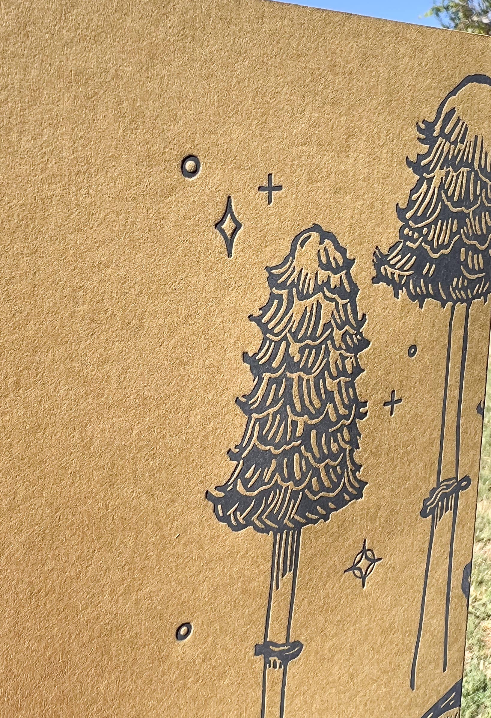 Snail and mushrooms large notebook