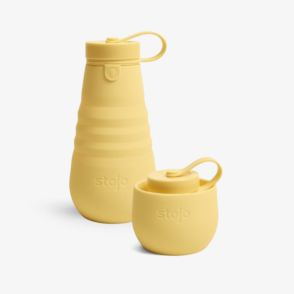 20oz | 592mL Collapsible Travel Water Bottle - Expanded