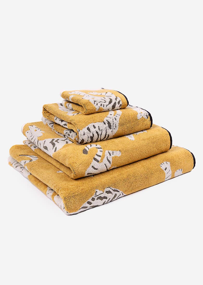 Anorak Tigers Organic Cotton Hand Towel