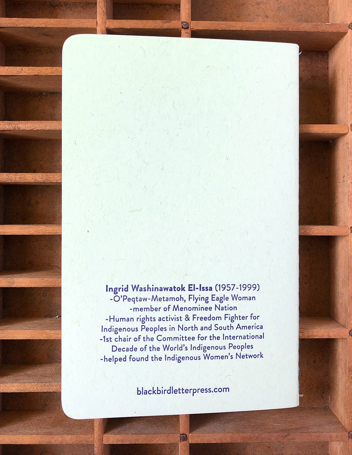 Ingrid Washinwatok El-Issa notebook