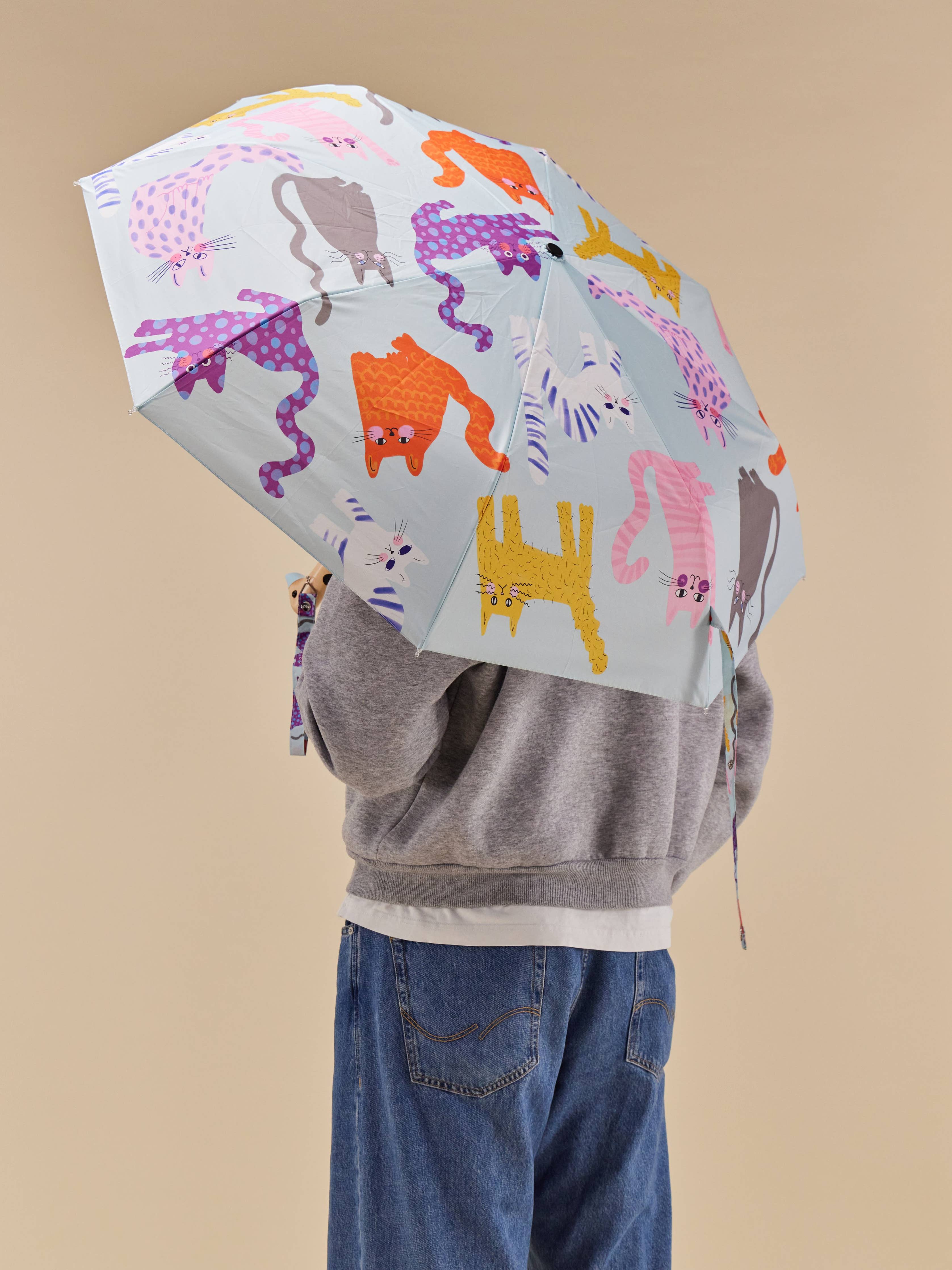 Ice Arty Cats Eco-Friendly Duck Umbrella