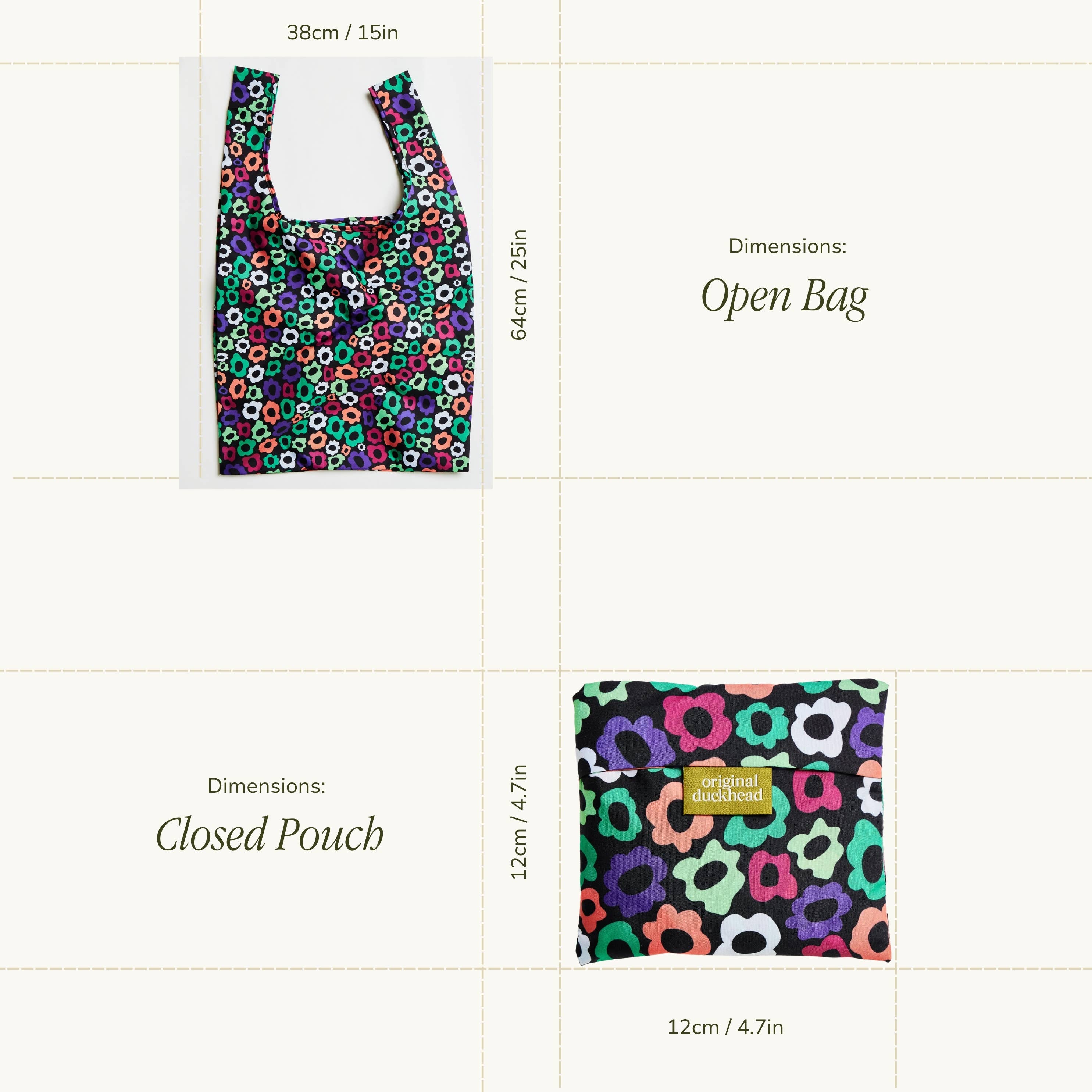 Flower Maze Print Eco Friendly Reusable Tote Bag