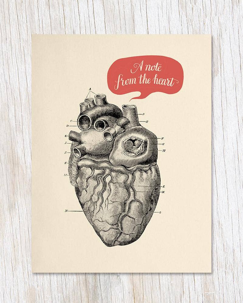 A Note From the Heart Card