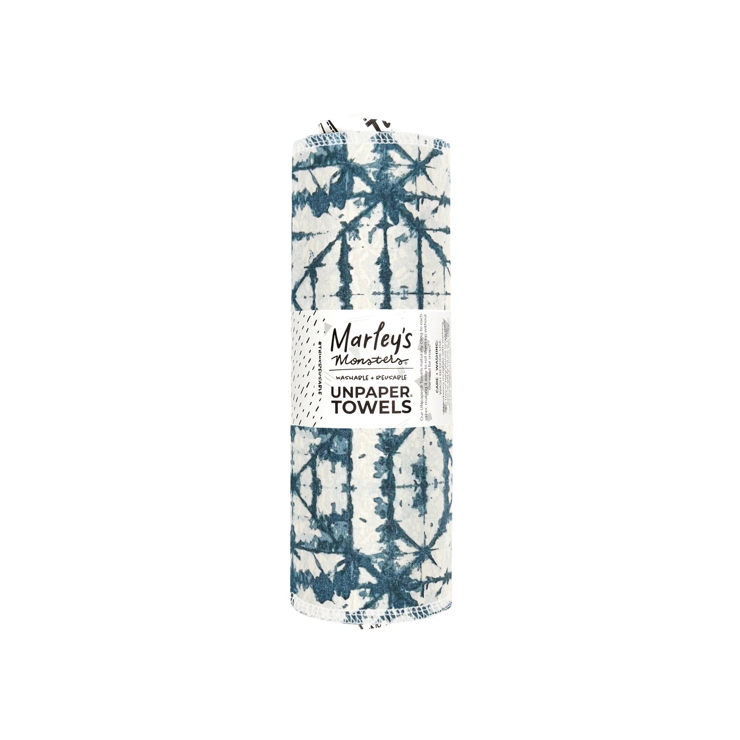 UNpaper Towels: Indigo Shibori - 12 count