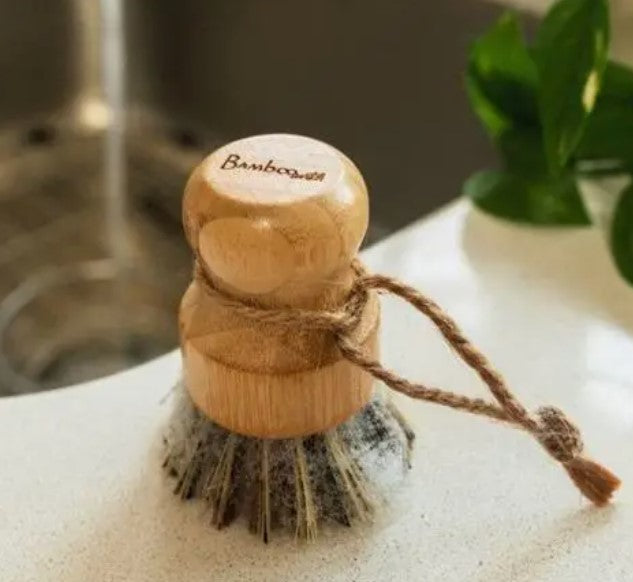 Bamboo Pot Brush (Small)