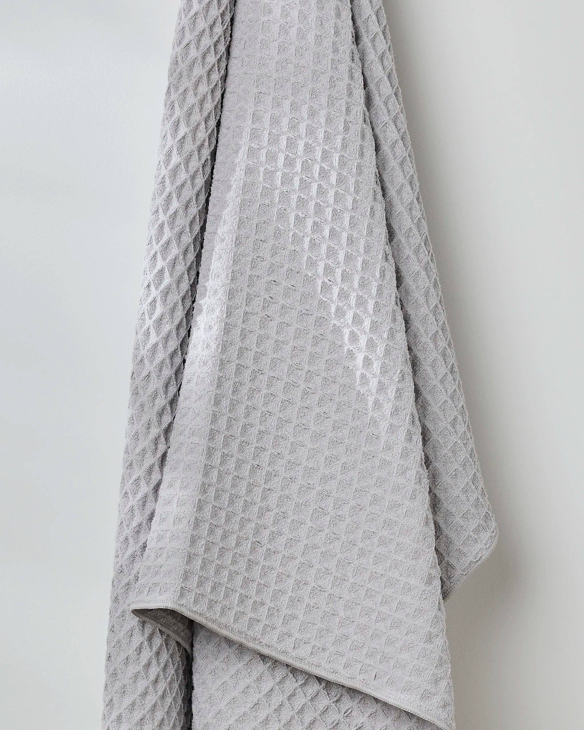 Stone Waffle Bath Towel