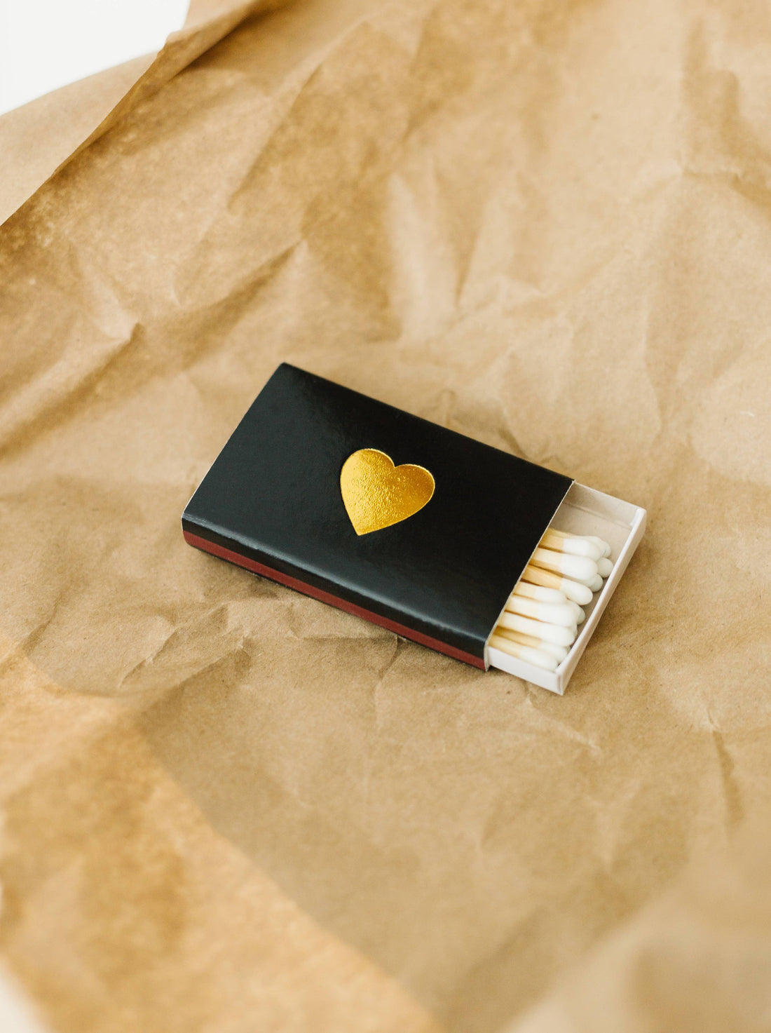 Classic Heart Matchbox | Be Mine Matches | Love Candle Gift