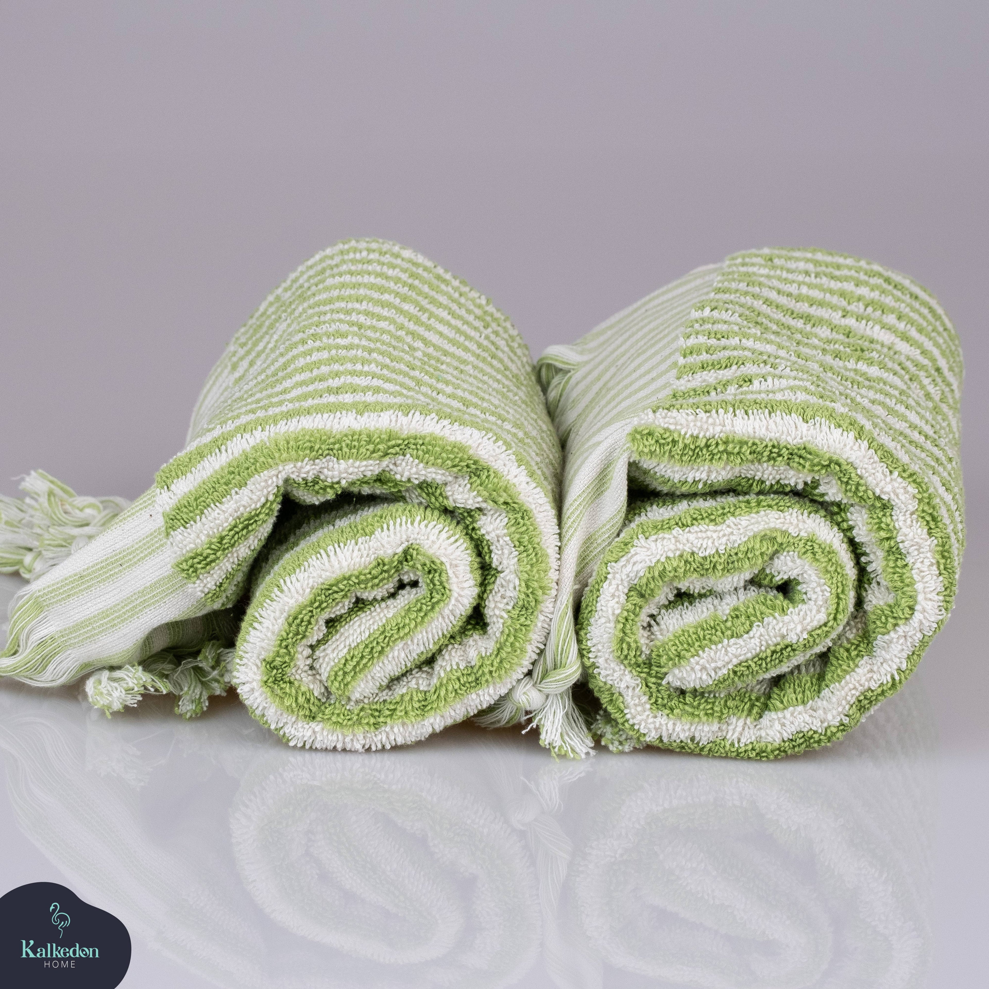 Striped Hand Towel Rainbow
