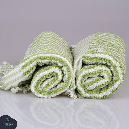 Striped Hand Towel Rainbow