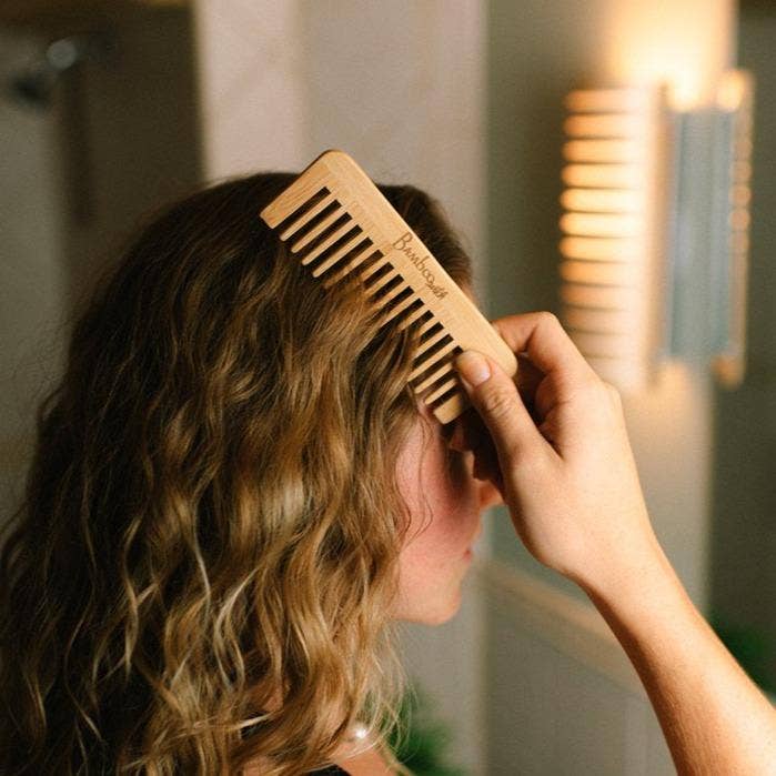 Bamboo Wide Tooth Comb