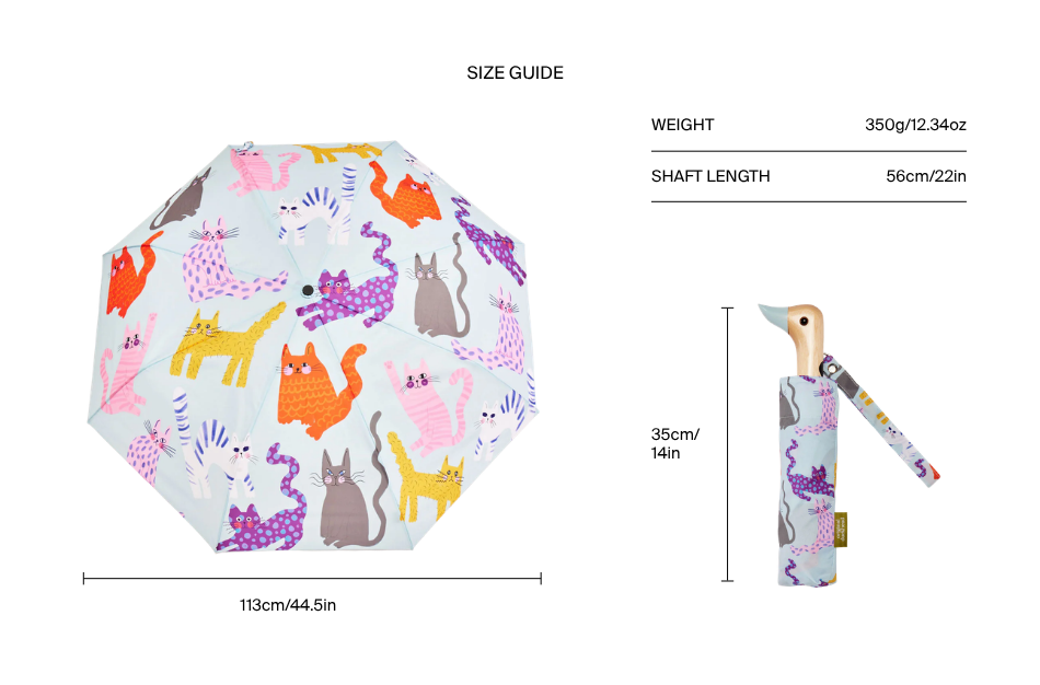 Ice Arty Cats Eco-Friendly Duck Umbrella