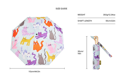 Ice Arty Cats Eco-Friendly Duck Umbrella