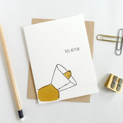 Feel Better Cone Card