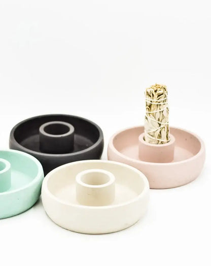 Concrete Smudge Stick Holder