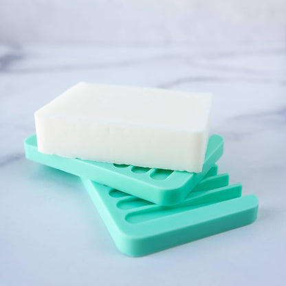 Waterfall Silicone Soap Dish - Seafoam Green