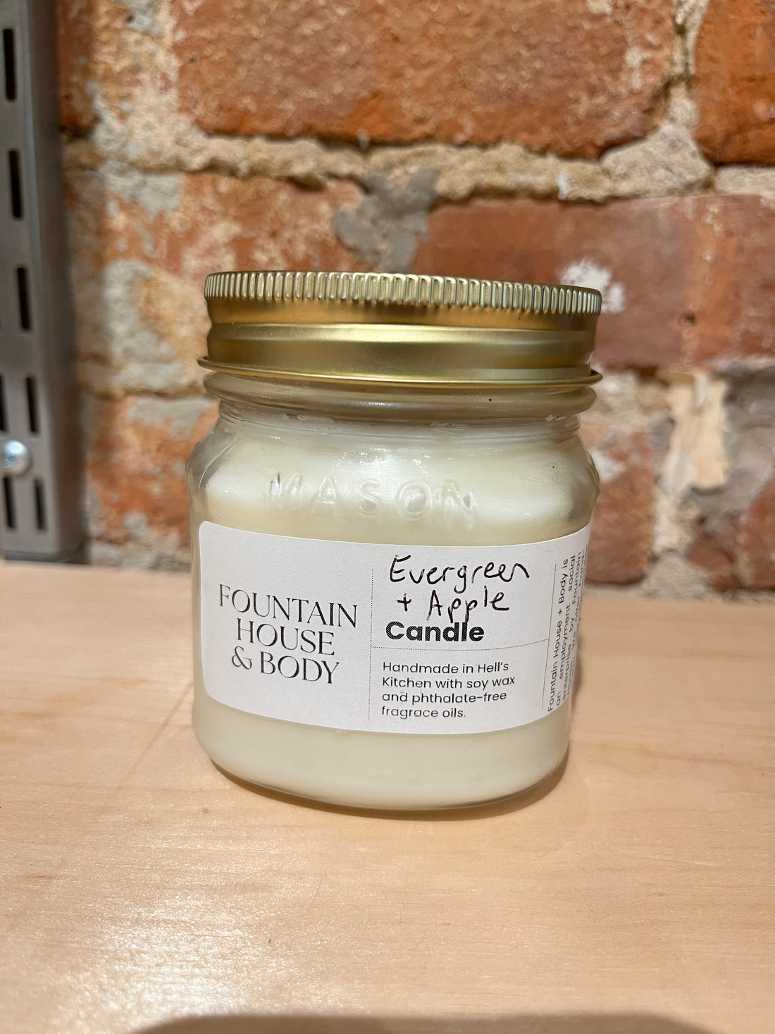 Hand-poured Candle in Mason Jar
