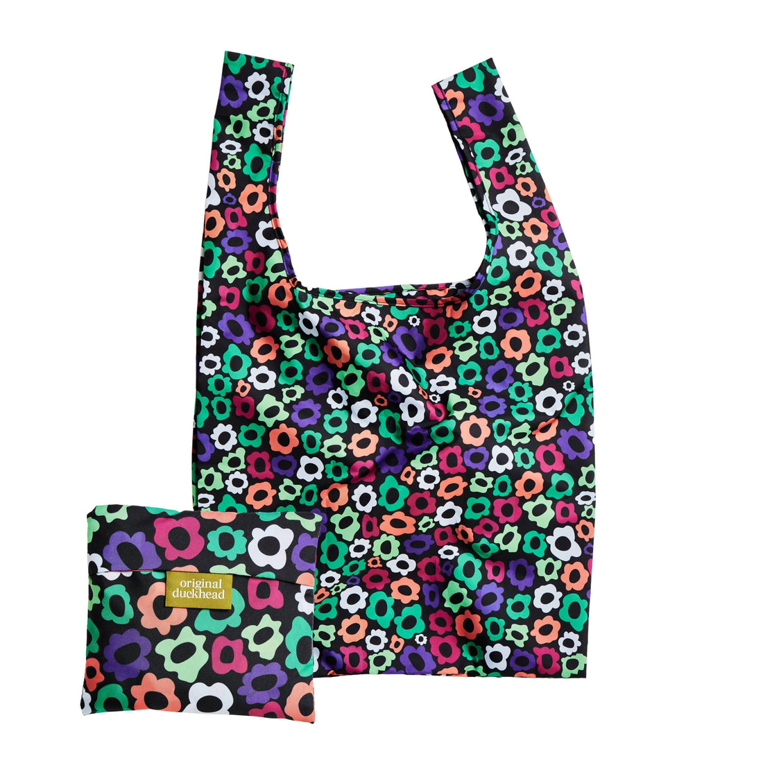 Flower Maze Print  Eco Friendly Reusable Tote Bag