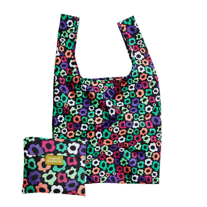 Flower Maze Print  Eco Friendly Reusable Tote Bag