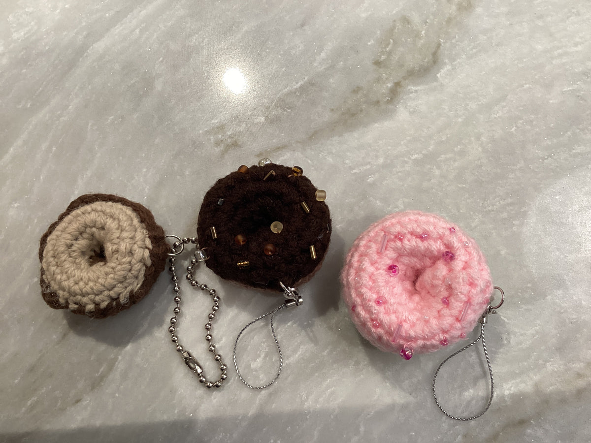 Donut keychain