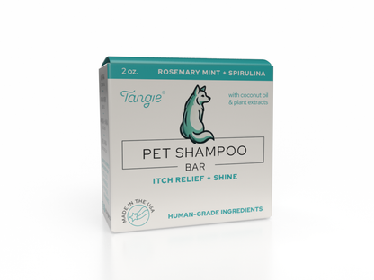 Tangie Rosemary Mint Pet Shampoo Bar – Refresh &amp; Soothe