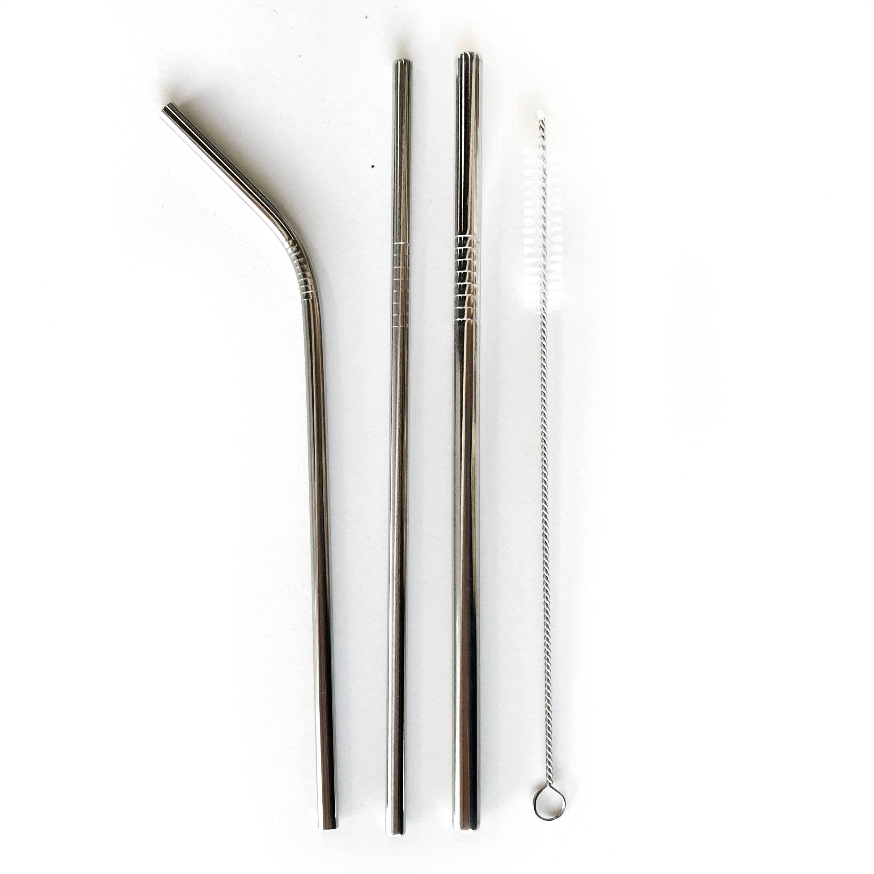 Stainless Steel Straw Set - Case of 6