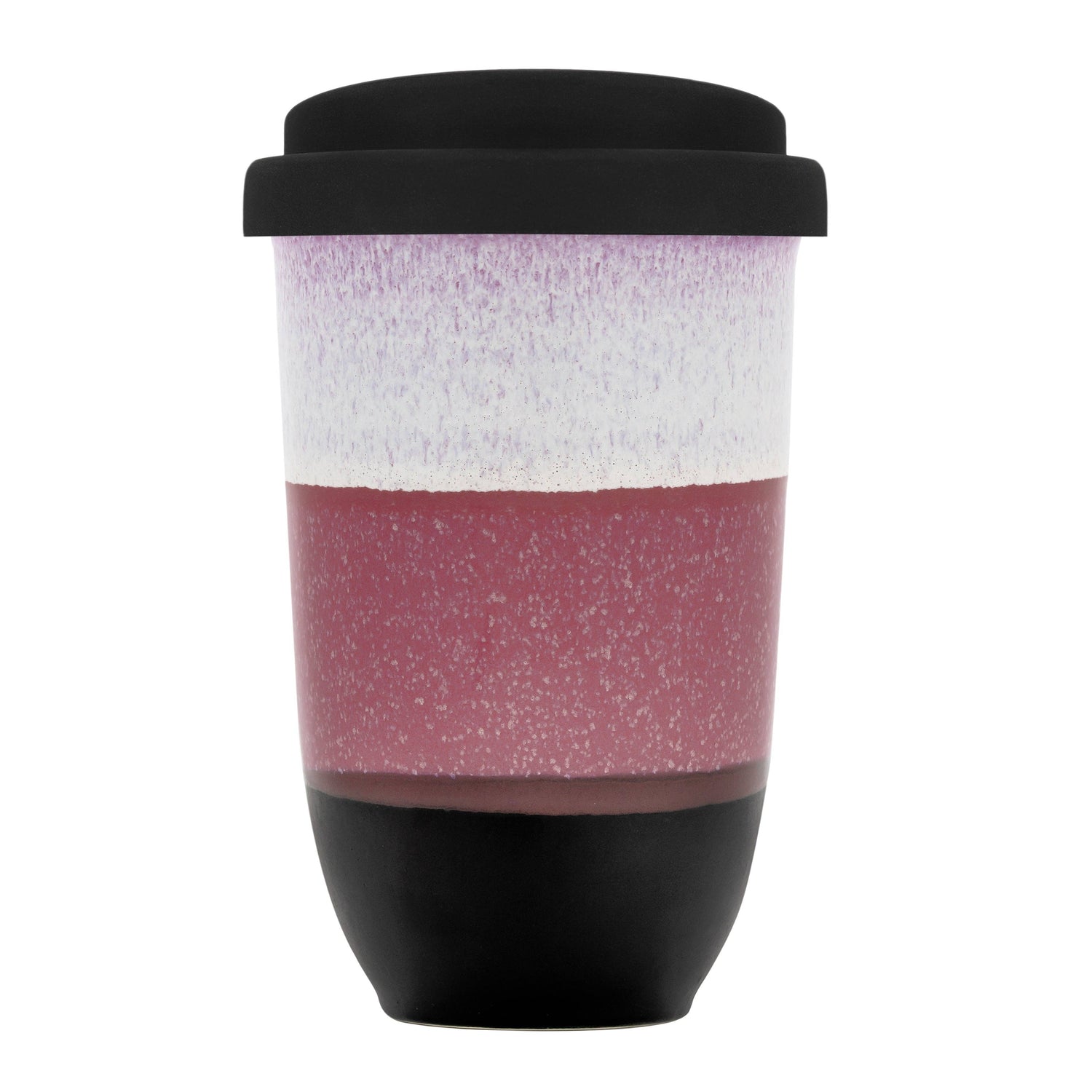 Eclipse 12oz Ceramic Travel Mug – (Includes Lid &amp; Band)