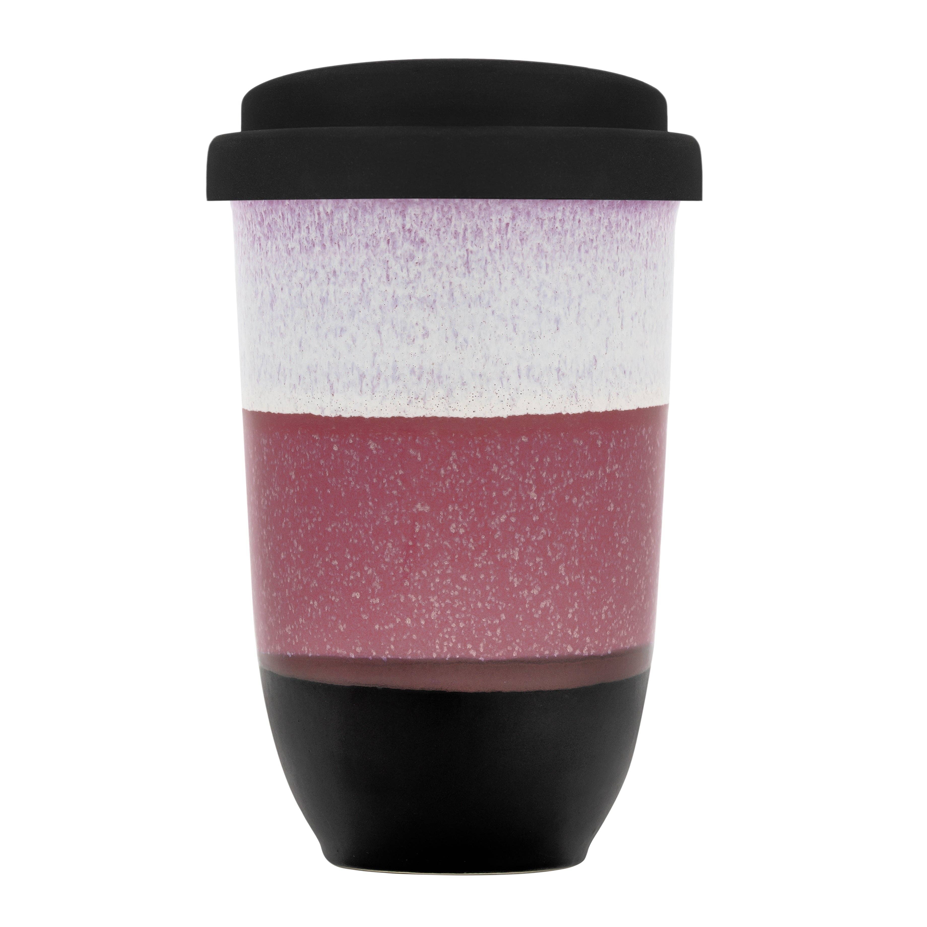 Eclipse 12oz Ceramic Travel Mug – (Includes Lid &amp; Band)
