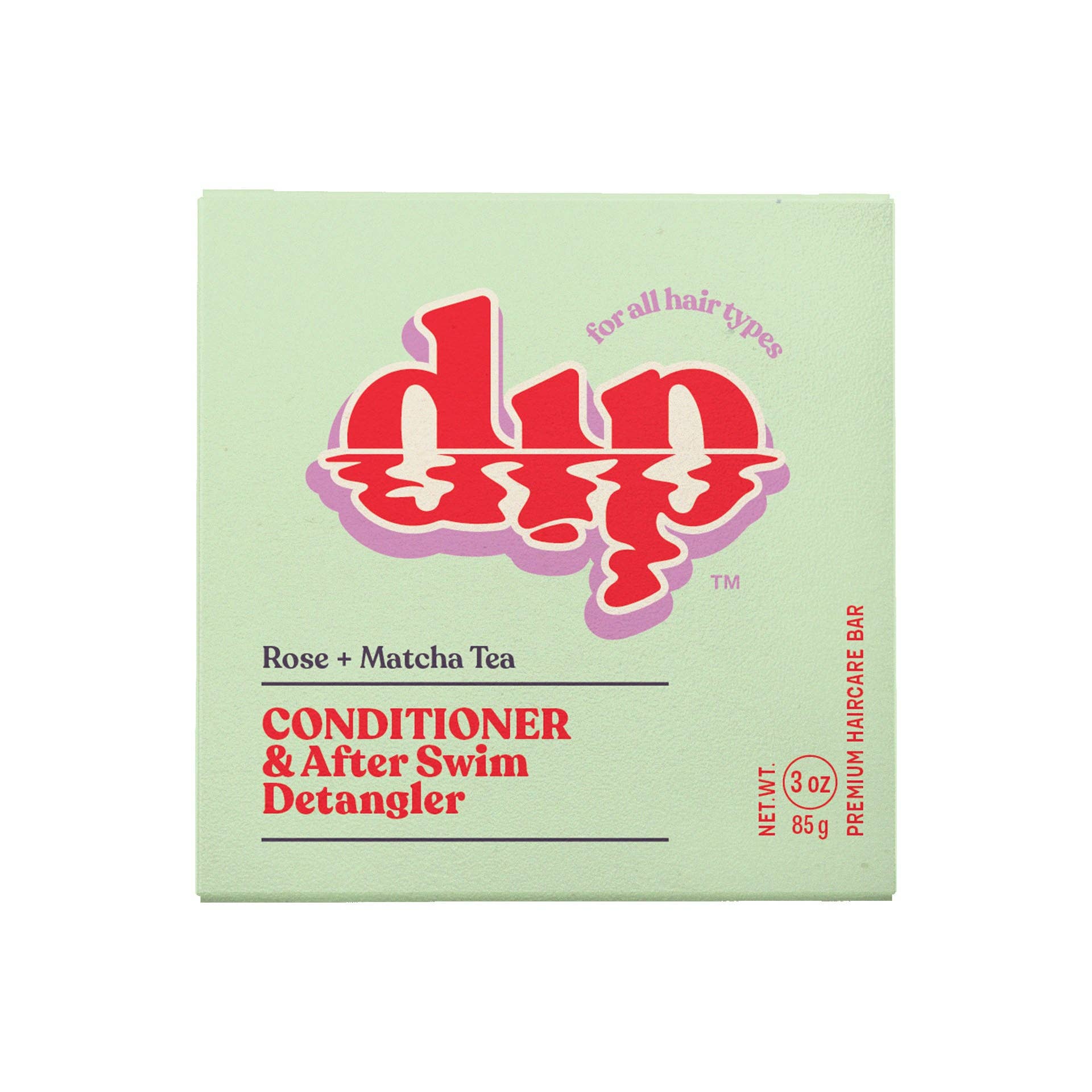 Dip Conditioner Bar &amp; After Swim Detangler - Rose &amp; Matcha Tea