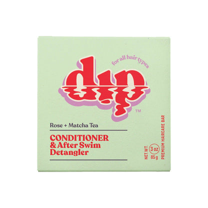 Dip Conditioner Bar &amp; After Swim Detangler - Rose &amp; Matcha Tea