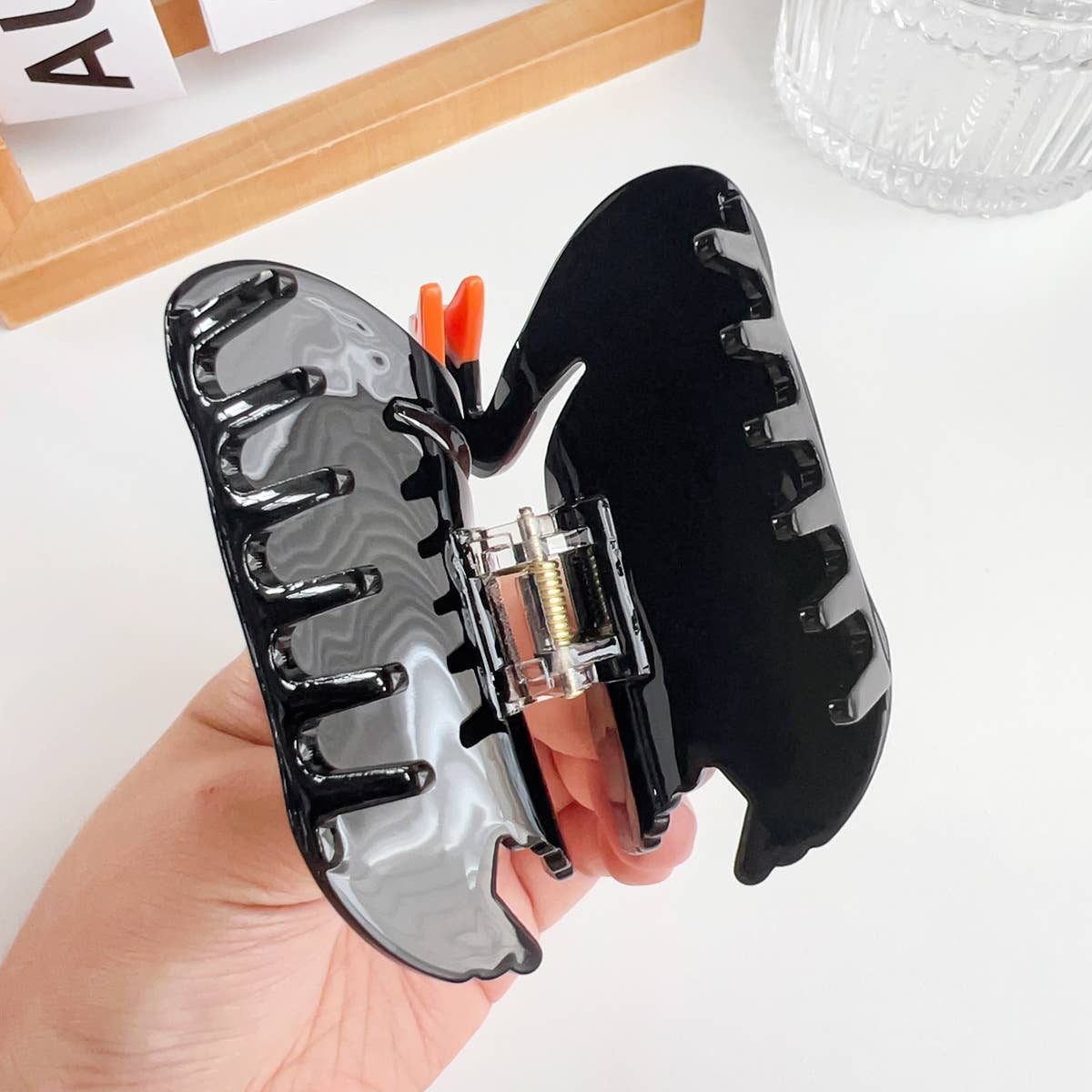 Swan Hair Claw Clip