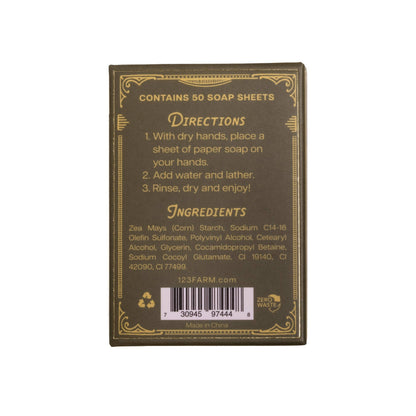 Paper Soap – Yosemite (Pine, Lavender, Fresh Water Scent)
