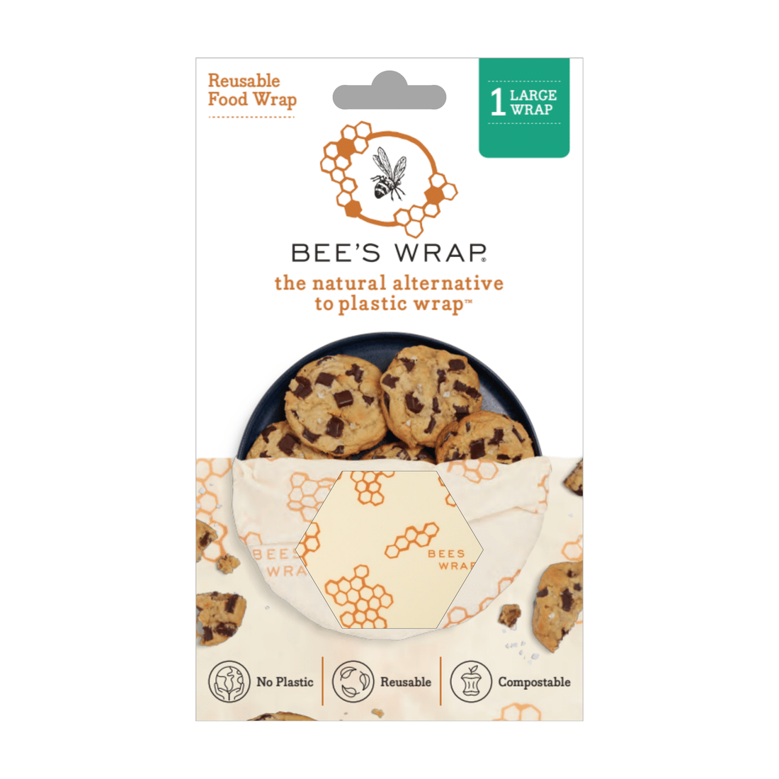 Large Wrap - Honeycomb Print