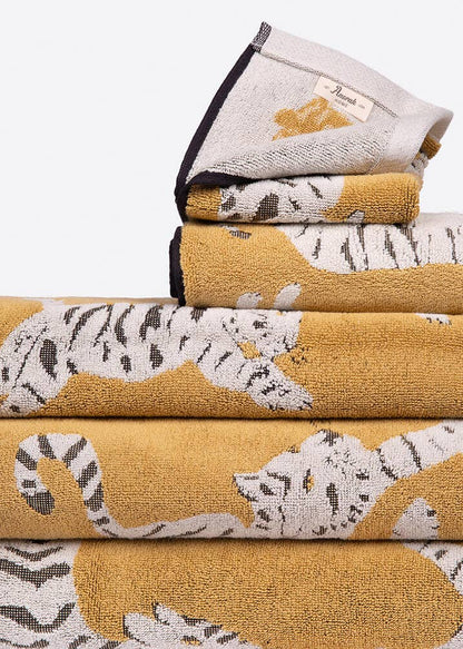 Anorak Tigers Organic Cotton Hand Towel