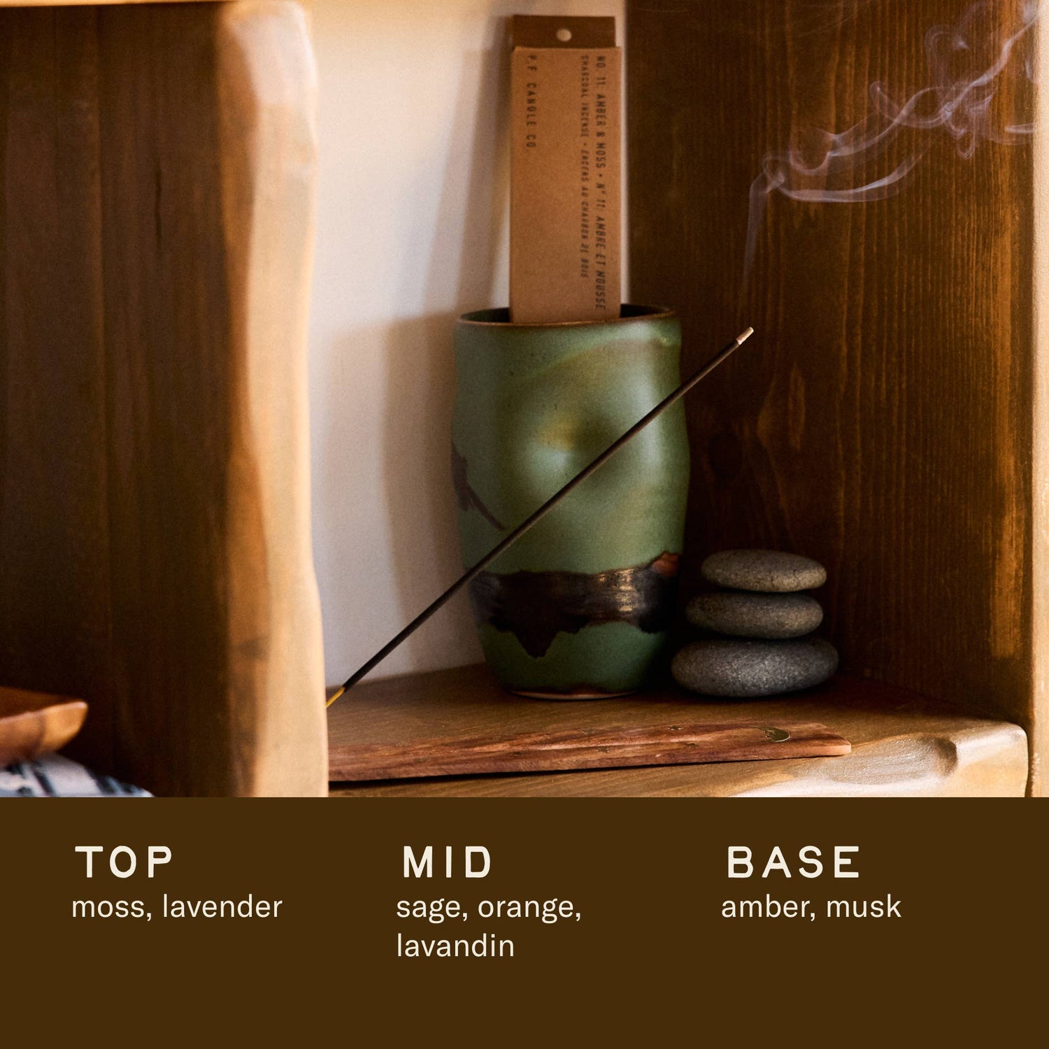Amber &amp; Moss - Incense Sticks