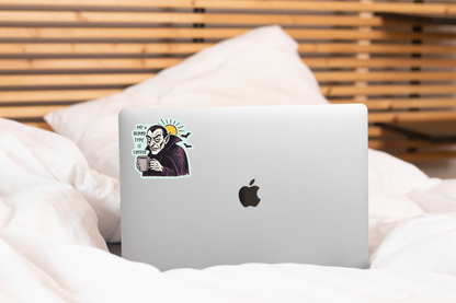 My Blood Type is Coffee Sticker - vampire, fall, halloween