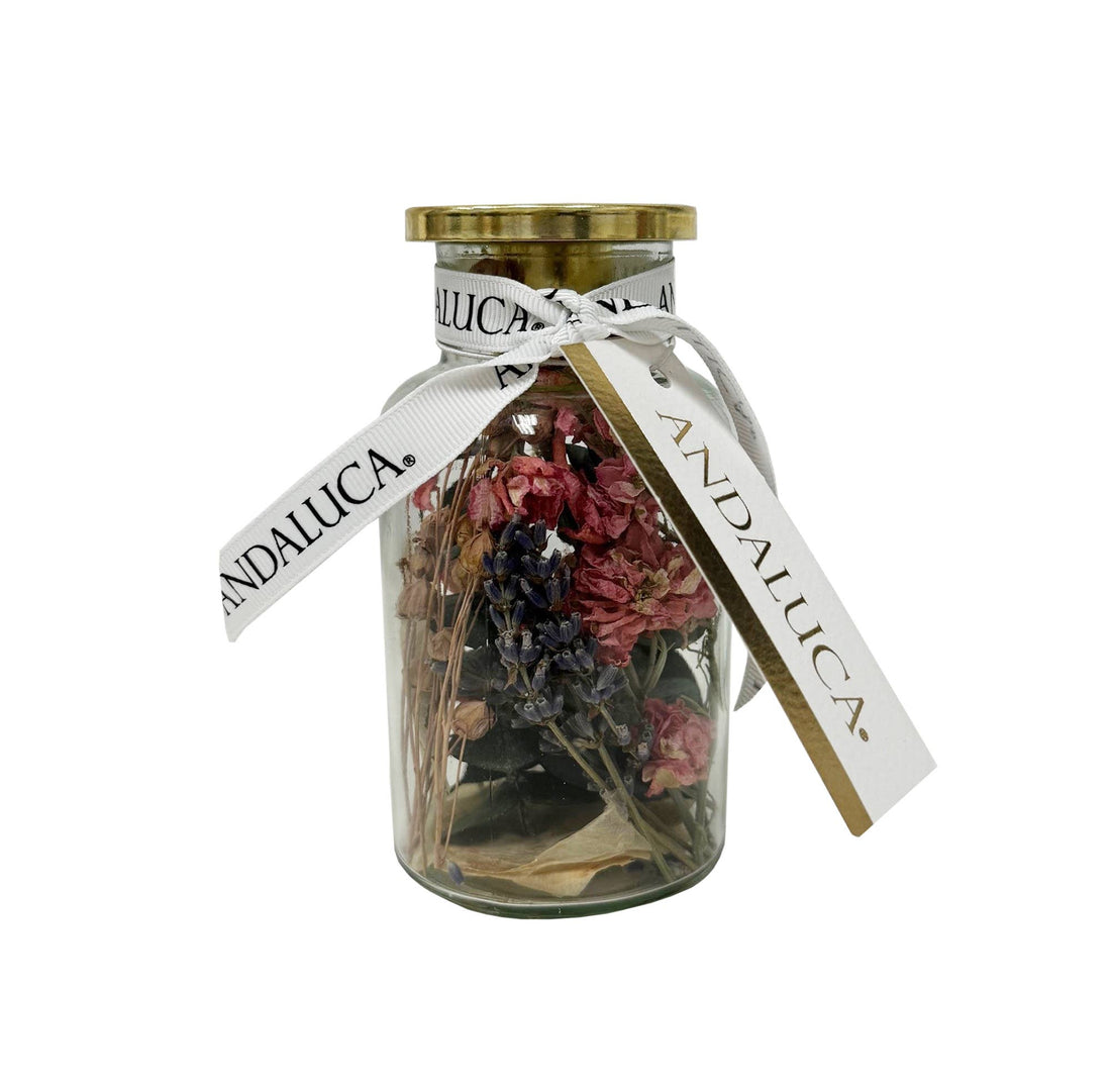 Lavender Fields Botanical Taper Candle Holder: Stout Shape