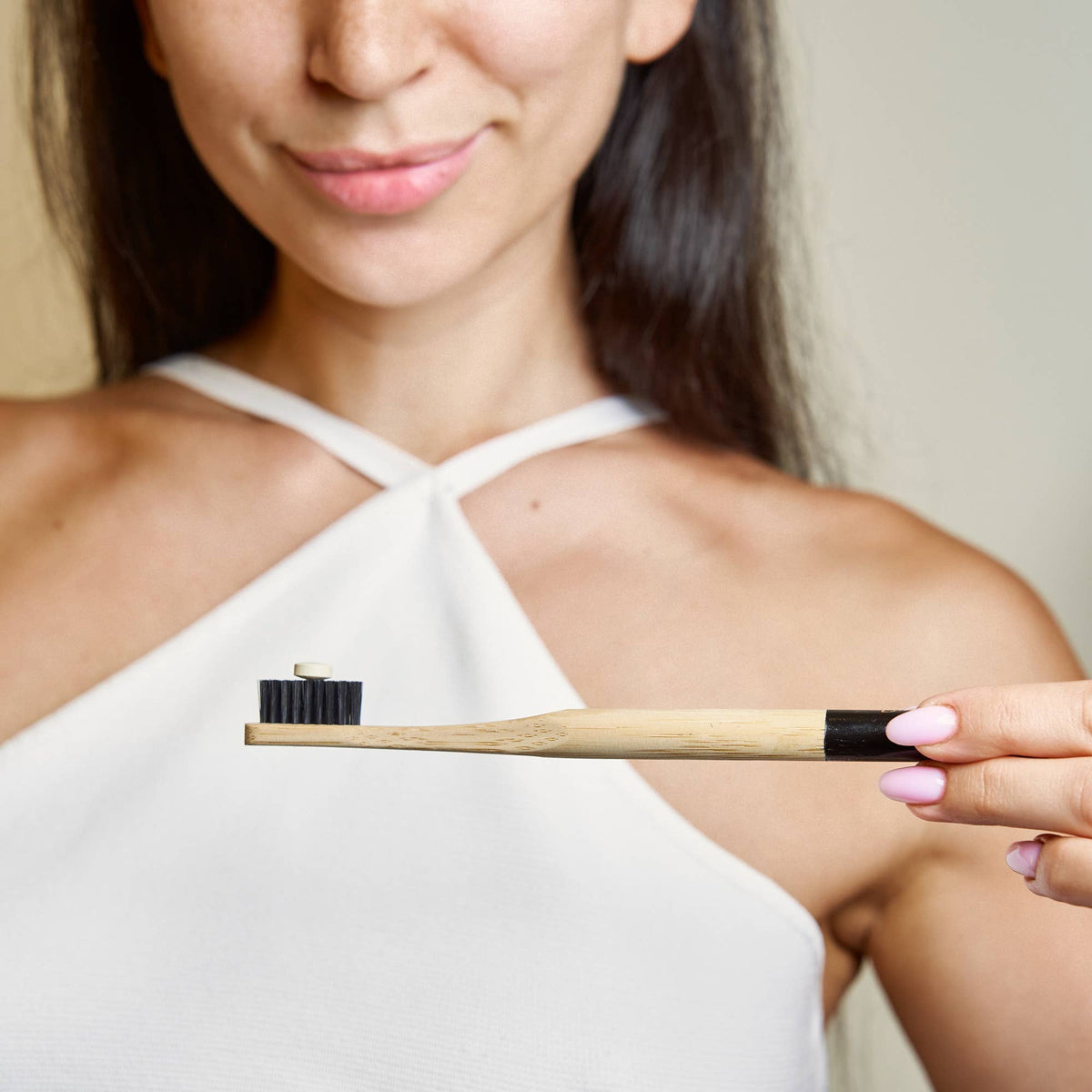 Adult Bamboo Toothbrush | Black | Dental Bestseller