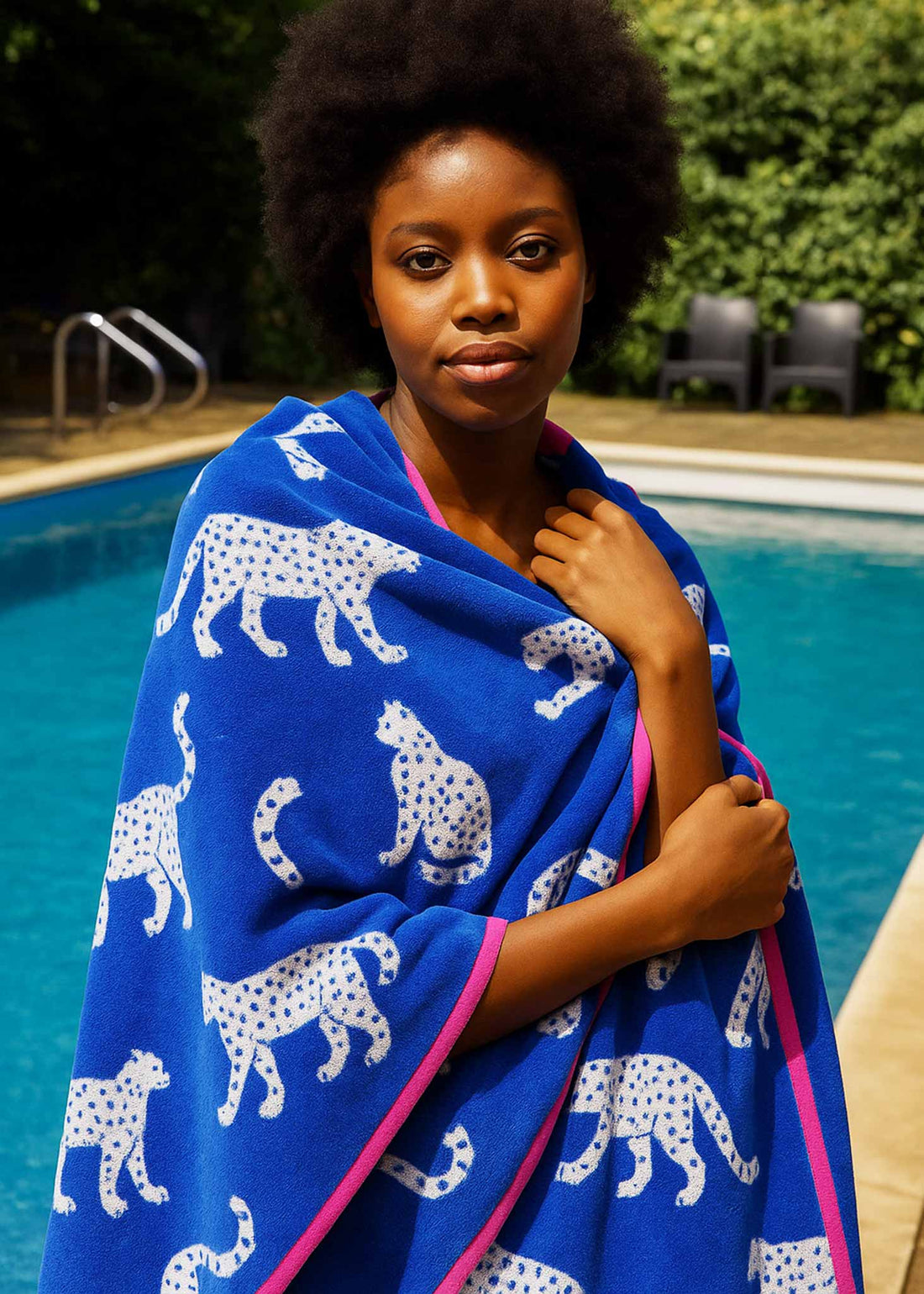 Snow Leopards Organic Cotton Towels